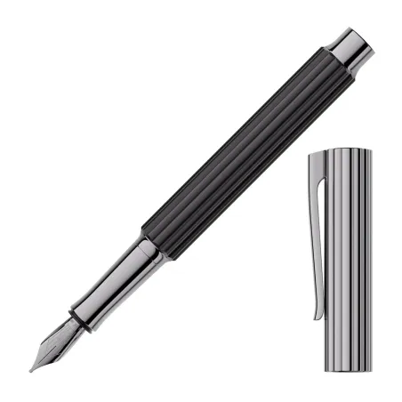 Stylo-plume M Graf von Faber Castell - Bloom Ebène 14k