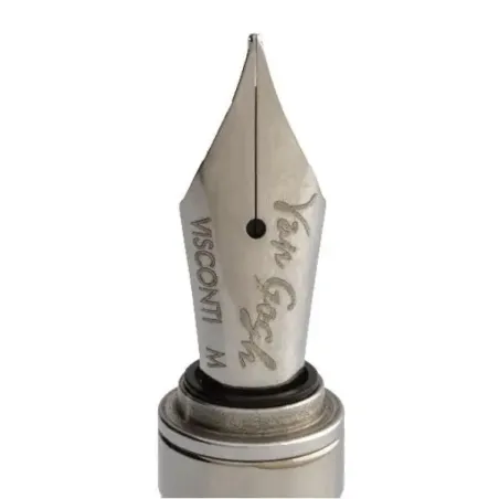 Bloc Plume Medium Visconti - A10 Acier - Compatible Van Gogh