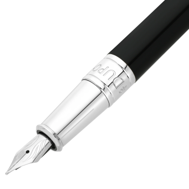 Stylo plume S.T. Dupont - D-Initial - Noir/Chrome