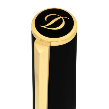 Stylo plume (M) S.T. Dupont - D-Initial Noir/Doré