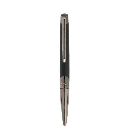 Stylo Bille S.T. Dupont - Défi Millénium - Gun Metal/Noir Mat - Fermé