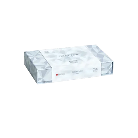 Coffret Stylo bille avec Étui cuir CARAN D'ACHE Ecridor - Alpine Frost - Edition Spéciale - Coffret fermé