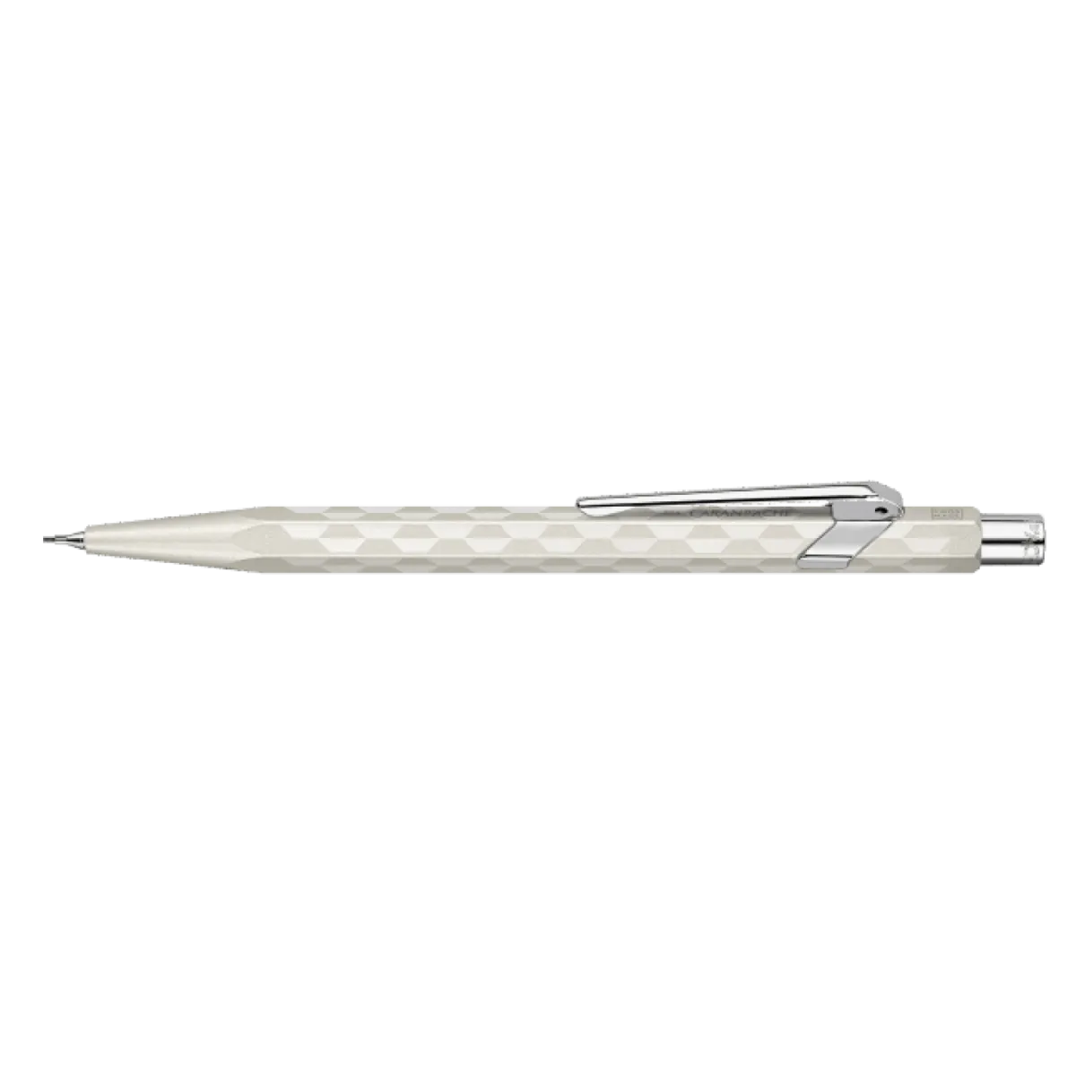 Portemine 849 CARAN D'ACHE - Alpine Frost - Blanc - Édition Spéciale - Profil