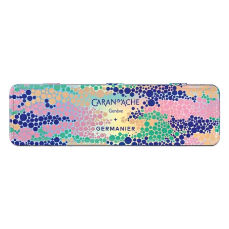 Stylo bille 849 CARAN D'ACHE - GERMANIER Rose - Édition Spéciale - Coffret fermé