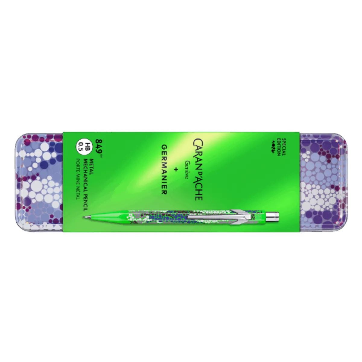 Porte-mine 0.5mm 849 CARAN D'ACHE - GERMANIER Vert - Édition Spéciale - Coffret fermé