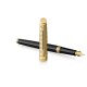 Stylo plume F Waterman Hémisphère - Collection Opera - Noir et or