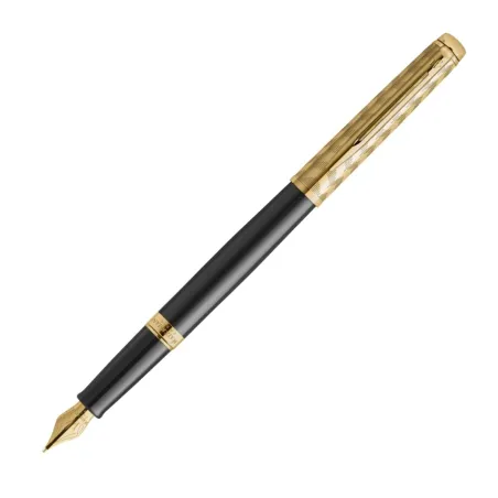 Stylo plume M Waterman Hémisphère - Collection Opera - Noir et or