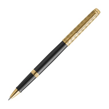 Stylo Roller Waterman Hémisphère - Collection Opera - Noir et or