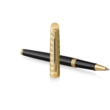 Stylo Roller Waterman Hémisphère - Collection Opera - Noir et or