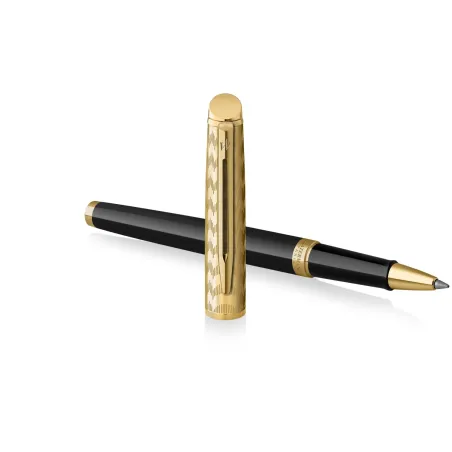 Stylo Roller Waterman Hémisphère - Collection Opera - Noir et or - Ouvert