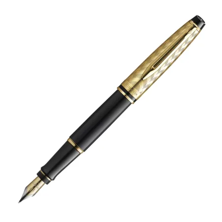 Stylo Plume (F) Waterman Expert - La collection Opera - Noir et or