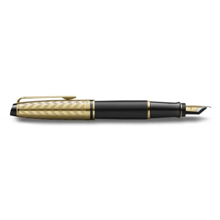 Stylo Plume (M) Waterman Expert - La collection Opera - Noir et or - Profil