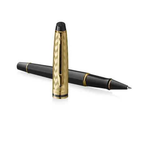 Stylo Roller Waterman Expert De Luxe - La collection Opera - Noir et or - Détail