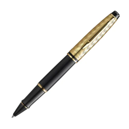 Stylo Roller Waterman Expert De Luxe - La collection Opera - Noir et or