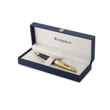 Stylo Bille (M) Waterman Carène De Luxe - La collection Opera - Noir et or - Coffret