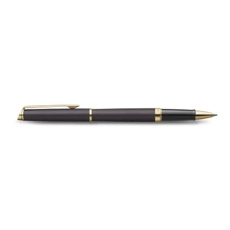 Stylo roller (F) Waterman® Hémisphère - L'édition Discrète "Metallic Black" GT - Noir Lave - Profil