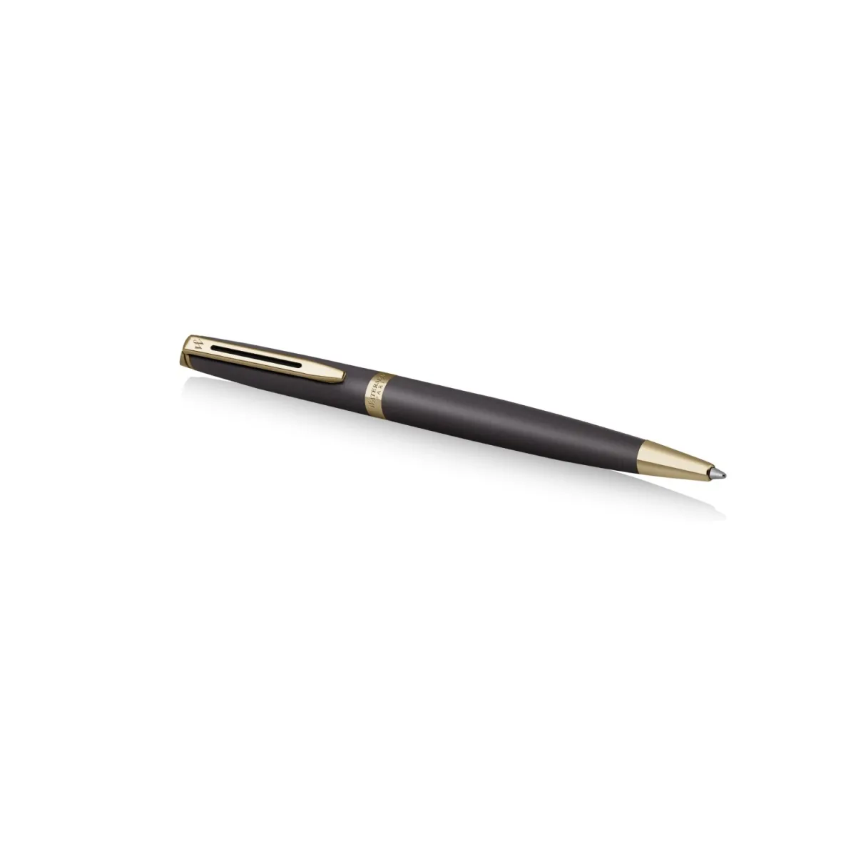Stylo Bille Waterman® Hémisphère - L'édition Discrète "Metallic Black" GT - Noir Lave - Détails