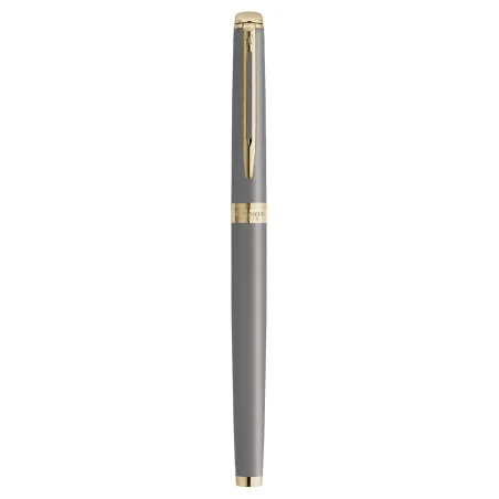 Stylo plume (M) Waterman® Hémisphère - L'édition Discrète - Gris Pierre GT Métallisé - Fermé