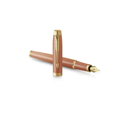 Stylo plume (F) Parker IM - Writing Rituals - Orange Dégradé/Doré - Détails