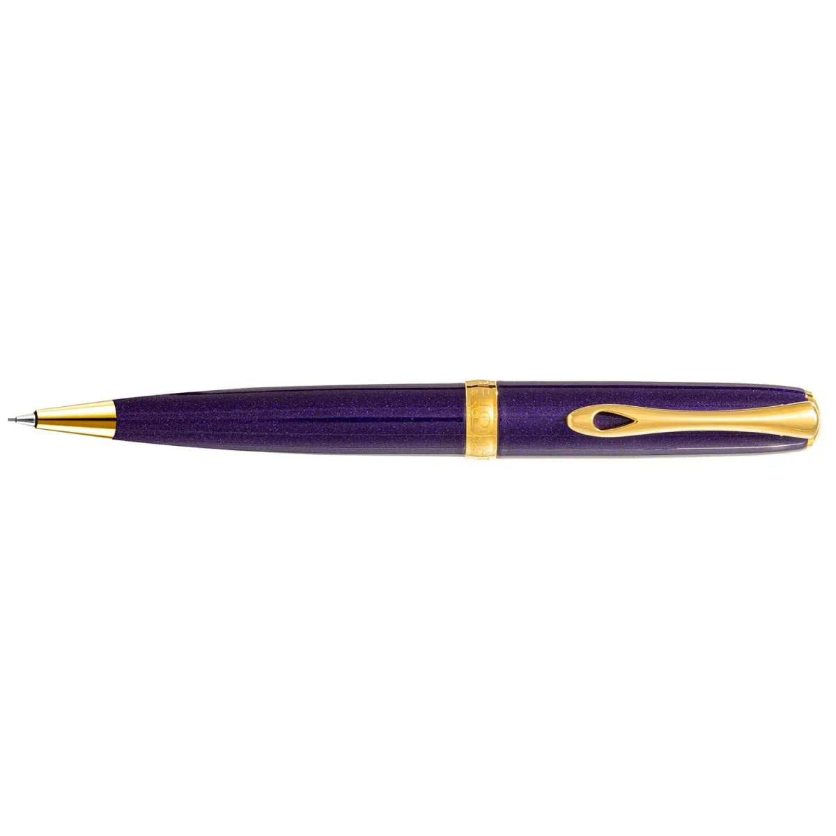 Porte-Mine 0.7mm Diplomat - Excellence A2 - Violet Rain GT - Dessus