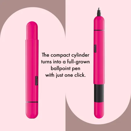 Stylo bille LAMY Pico rose fluo – Style audacieux et design compact