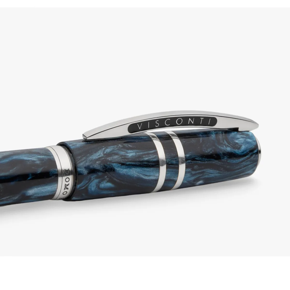 Stylo Plume F VISCONTI - Homo Sapiens - Dark Sapphire - Édition Limitée - Détails