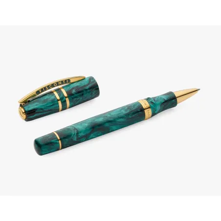 Stylo Roller VISCONTI - Homo Sapiens - Dark Emerald - Édition Limitée - Ouvert