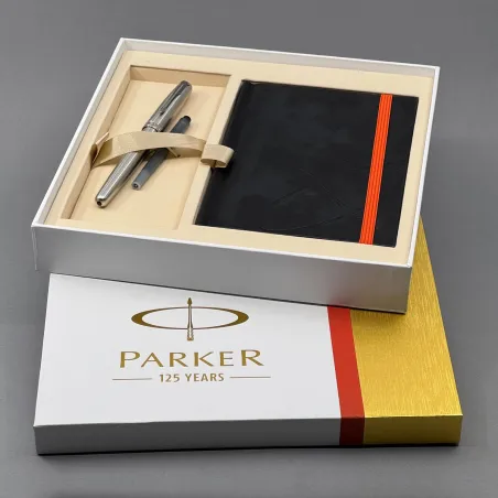 Coffret Stylo-plume Sonnet + Notebook noir (fourni avec 1 cartouche Parker Noir) (PARKER)