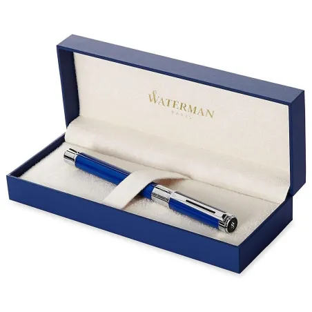 Stylo plume (M) Waterman Perspective - Stylo Plume Bleu CT  - Coffret
