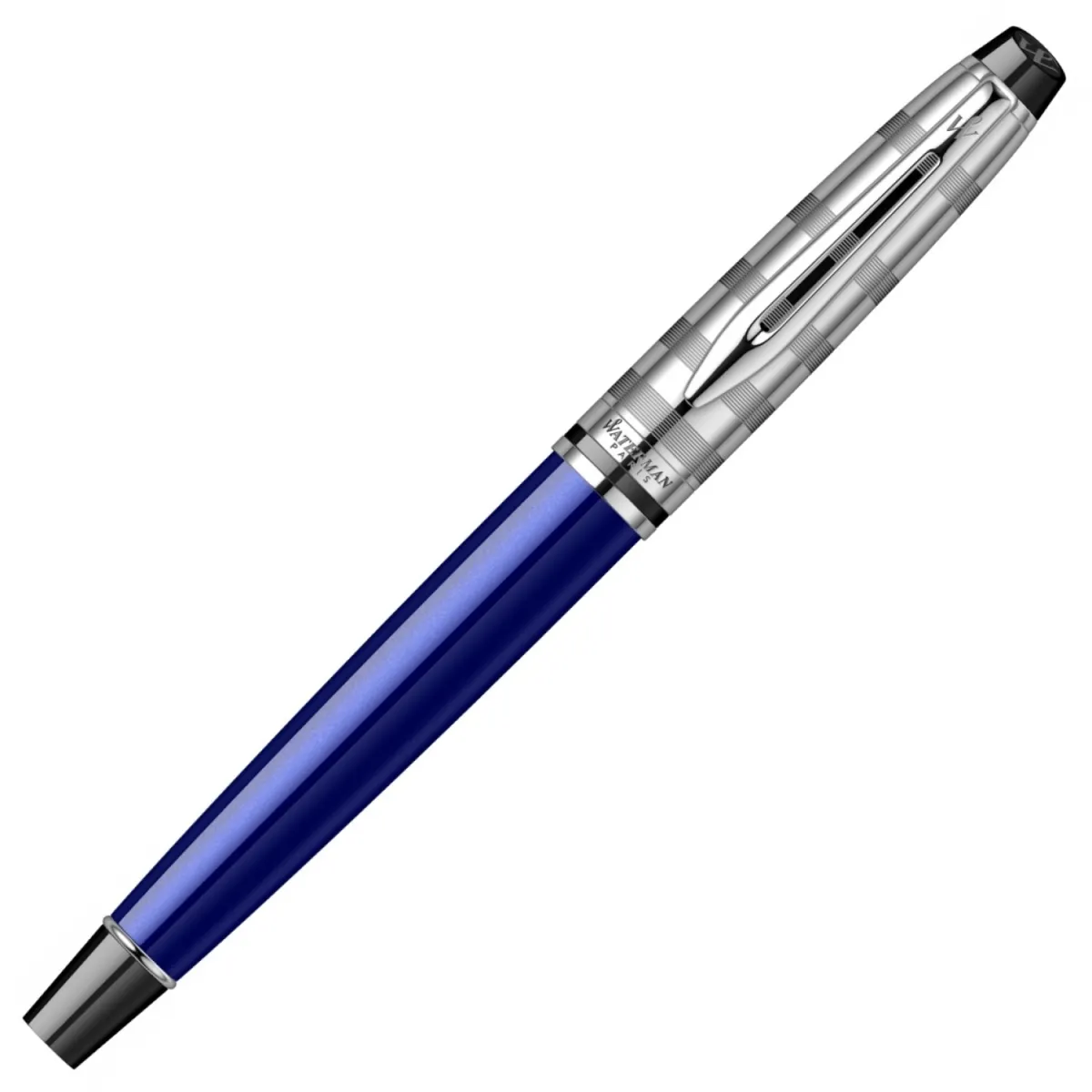 *Stylo plume (F) Waterman - Expert Deluxe Blue CT  - Fermé