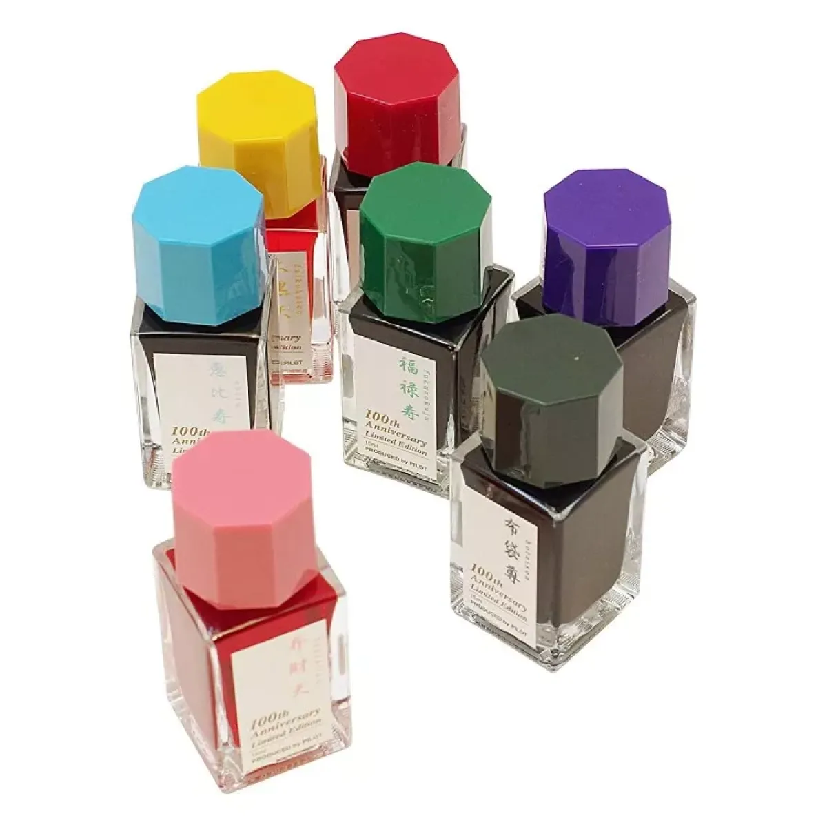 Pilot Iroshizuku – Les Encres du Centenaire Namiki - Édition limitée – Coffret de 7 flacons de 15 ml
