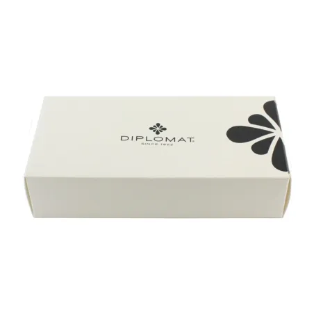 Stylo Roller Diplomat Excellence A+ Wave Lapis Noir Chrome