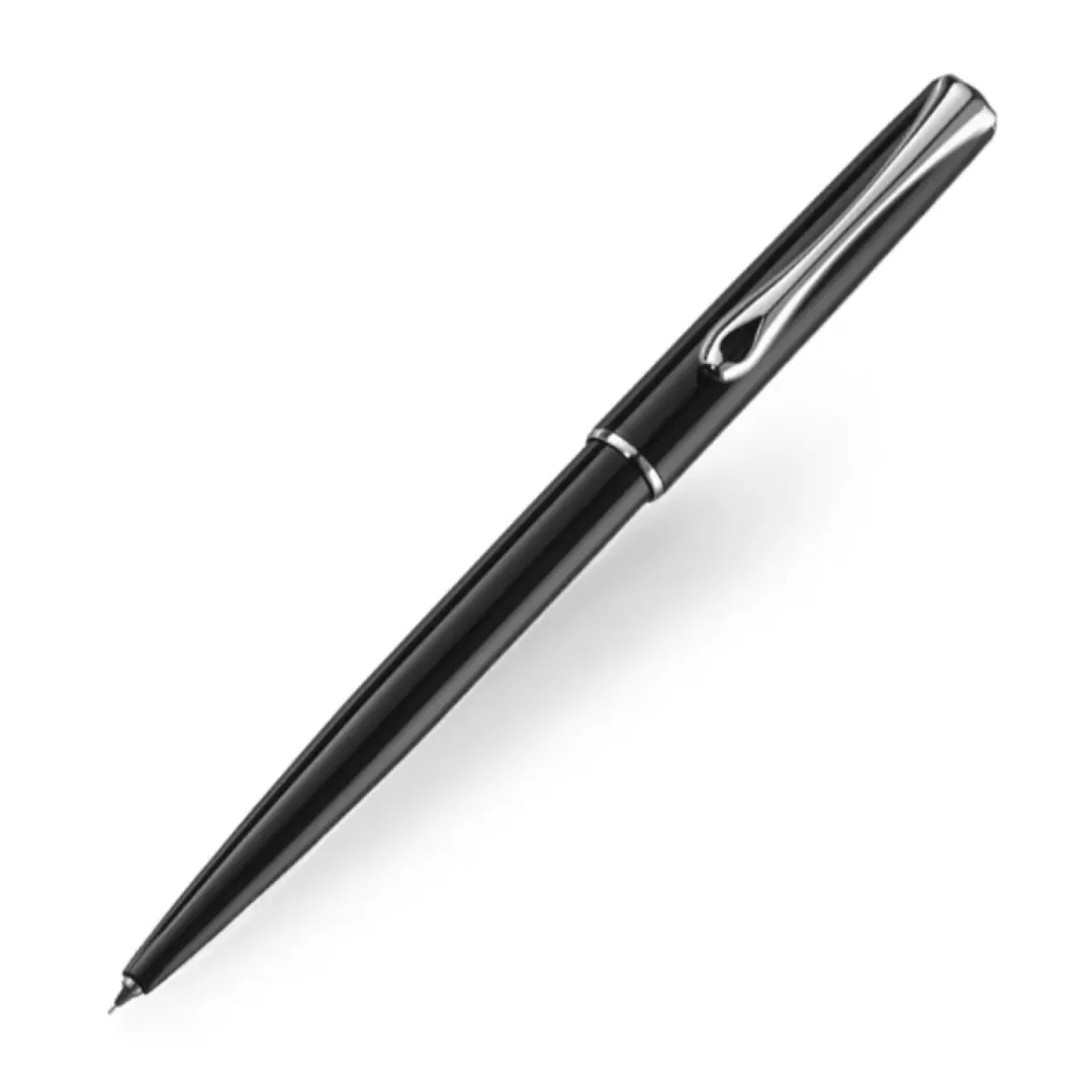 Porte mine 0.5mm Diplomat Traveller Noir Laqué Chromé