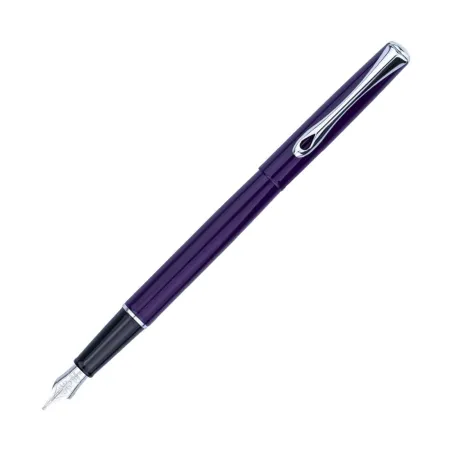 *Stylo Plume M Diplomat Traveller Deep Purple chrome