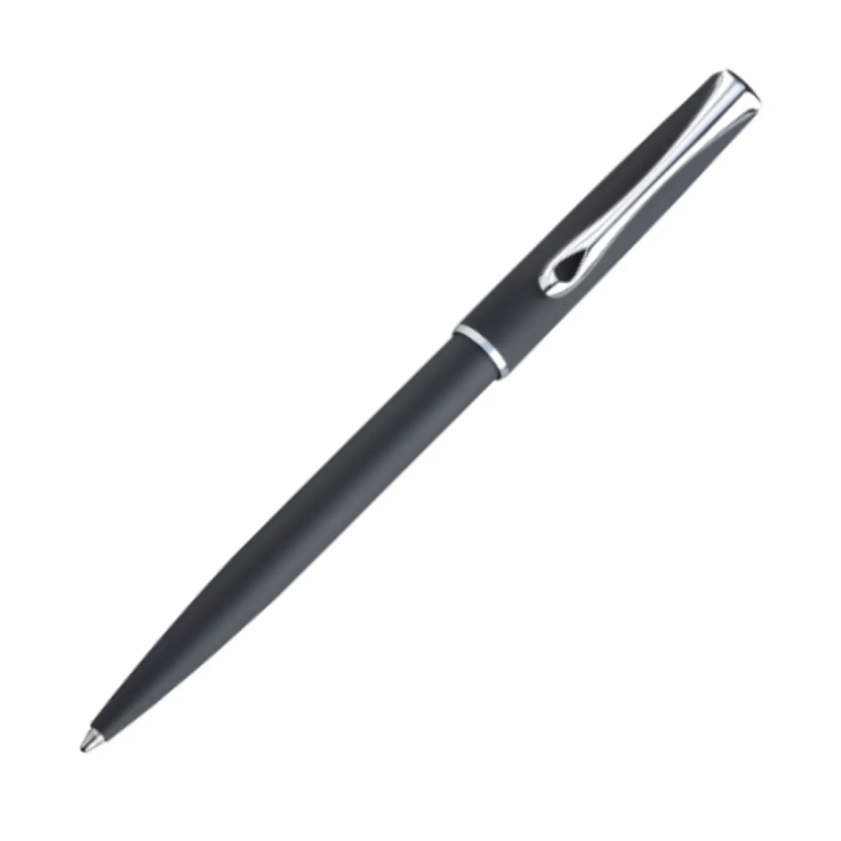 Stylo bille Diplomat Traveller Lapis Noir Mat Chromé