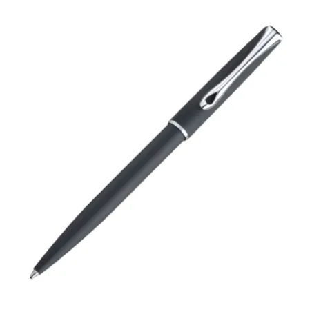 Stylo bille Diplomat Traveller Lapis Noir Mat Chromé