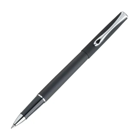 Stylo Roller Diplomat Traveller Lapis Noir Mat Chromé