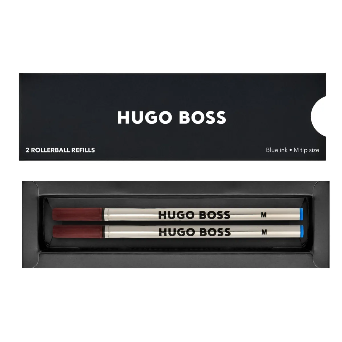 Recharge Roller HUGO BOSS  metal Bleue Moyenne X 2