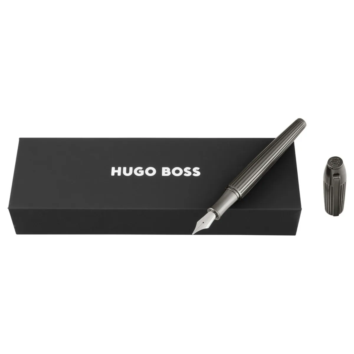 Stylo plume Hugo Boss Arcade Gun – Design architectural mat