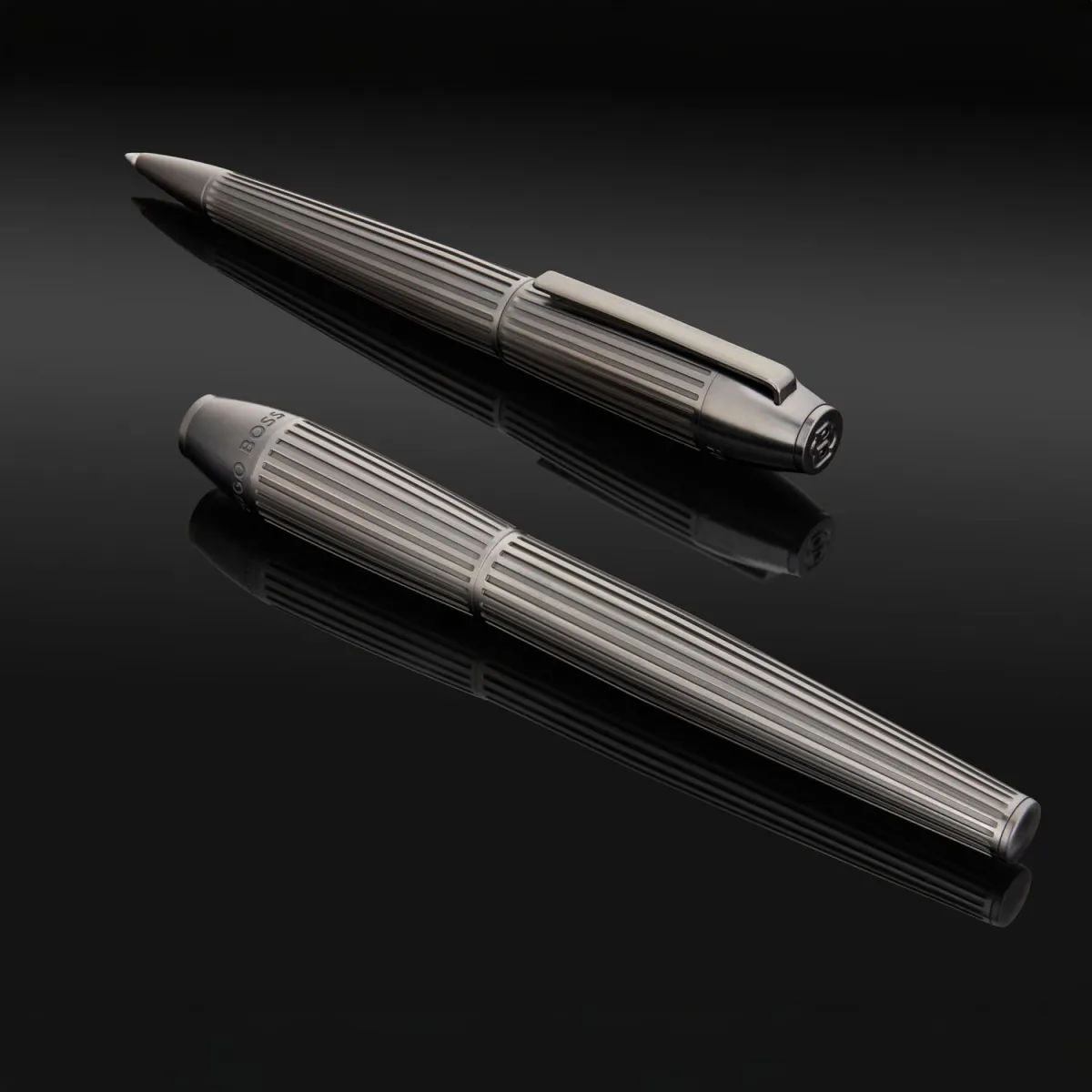Stylo Roller Hugo Boss Arcade Gun – Rayures architecturales