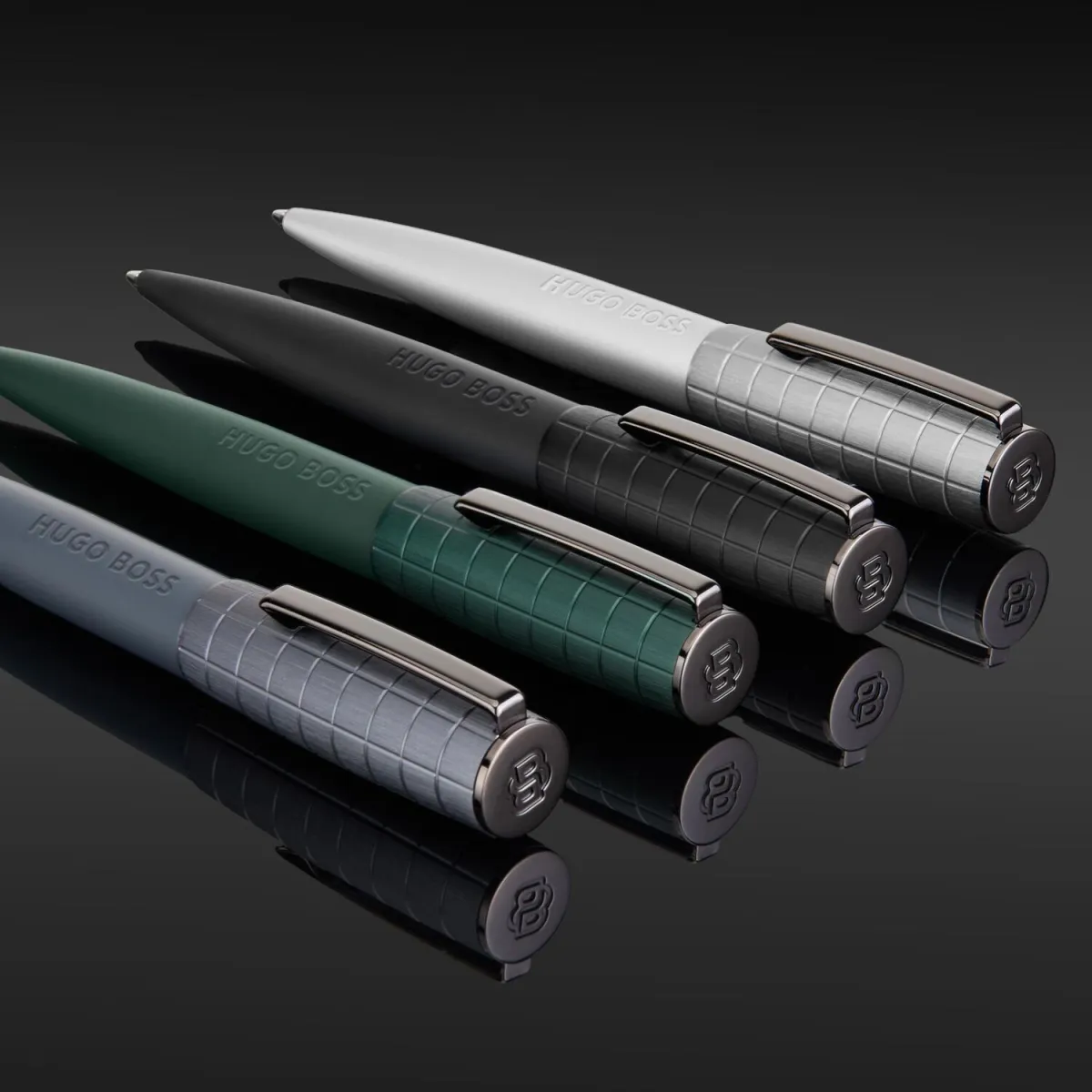 Stylo Bille Hugo Boss Arche Bauhaus Light Grey - Design graphique