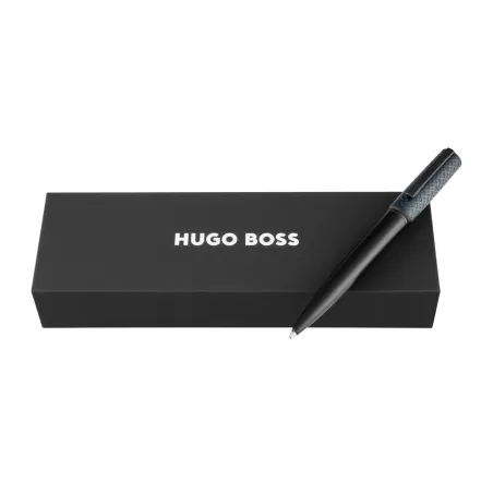 Stylo Bille Hugo Boss Arche Monogram Black & Navy – Élégance iconique