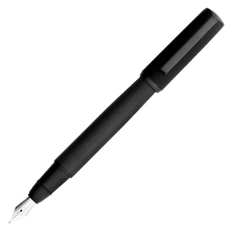 Stylo plume Hugo Boss Arche Iconic Black – Design aérodynamique