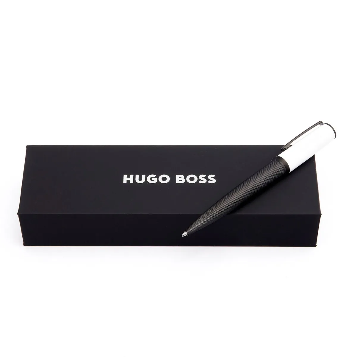Stylo bille Hugo Boss Arche Iconic White - Design moderne élégant