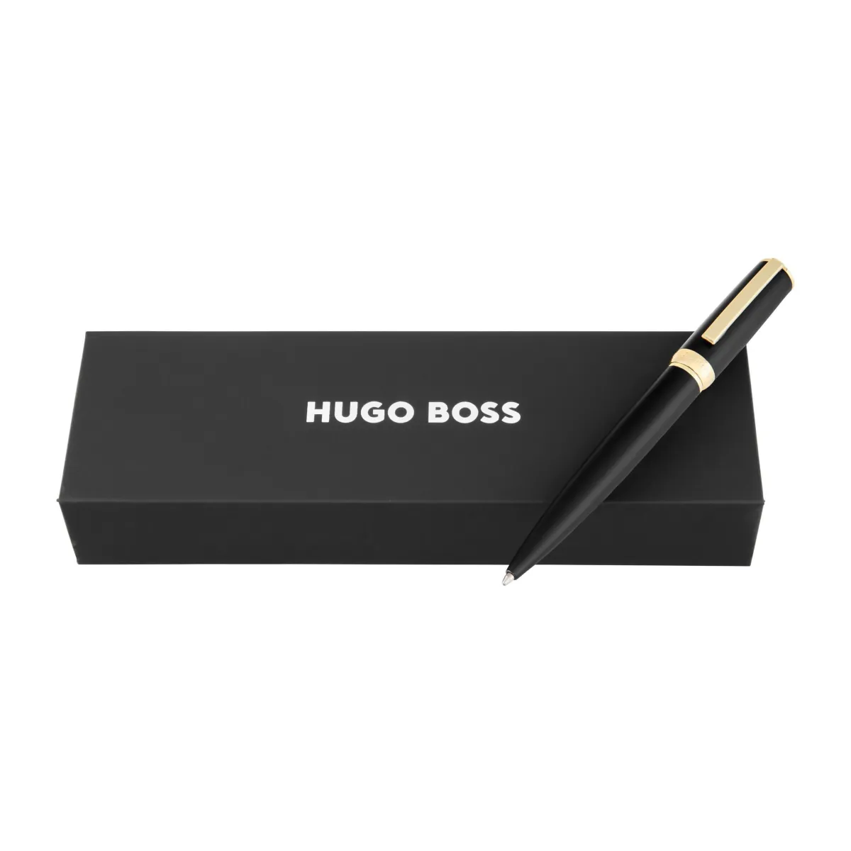Stylo bille Hugo Boss Arche Double B Black & Gold