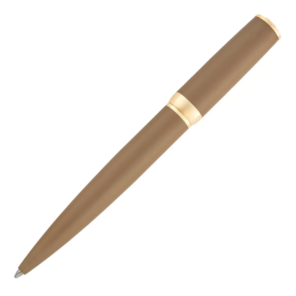 Stylo bille Hugo Boss Arche Double B Camel – Élégance raffinée