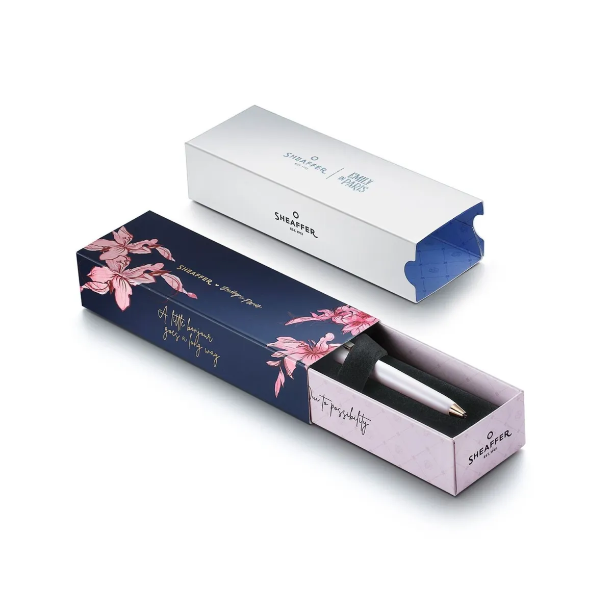 Stylo Bille Mini Sheaffer - Prélude - Emily in Paris - Rose Pastel - Coffret