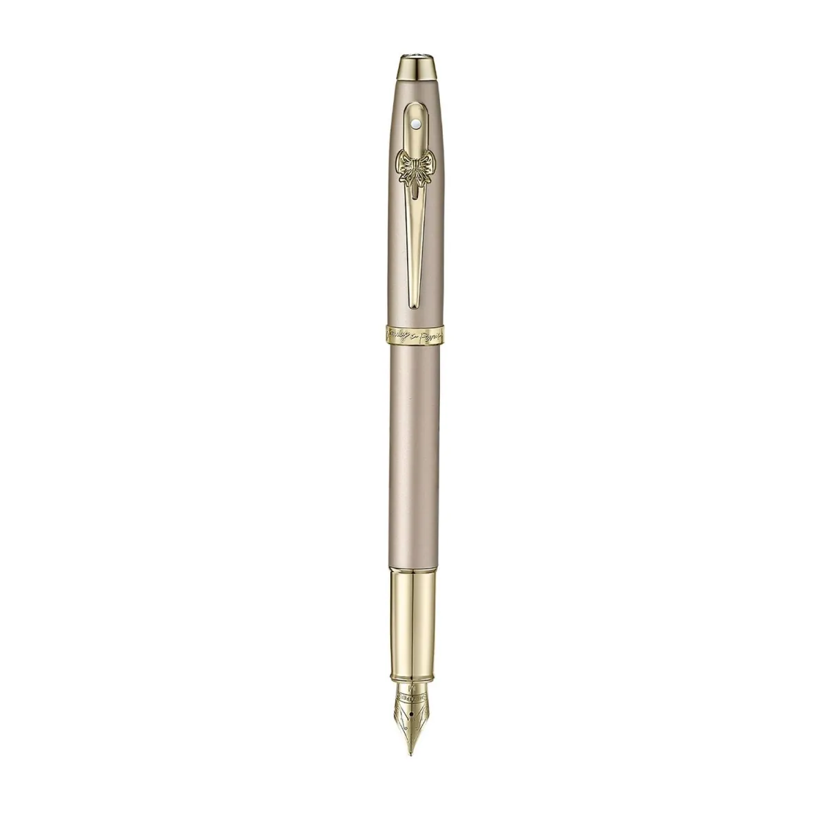 Stylo Plume M Sheaffer - Série 100 - Emily in Paris  - Champagne Doré - Ouvert