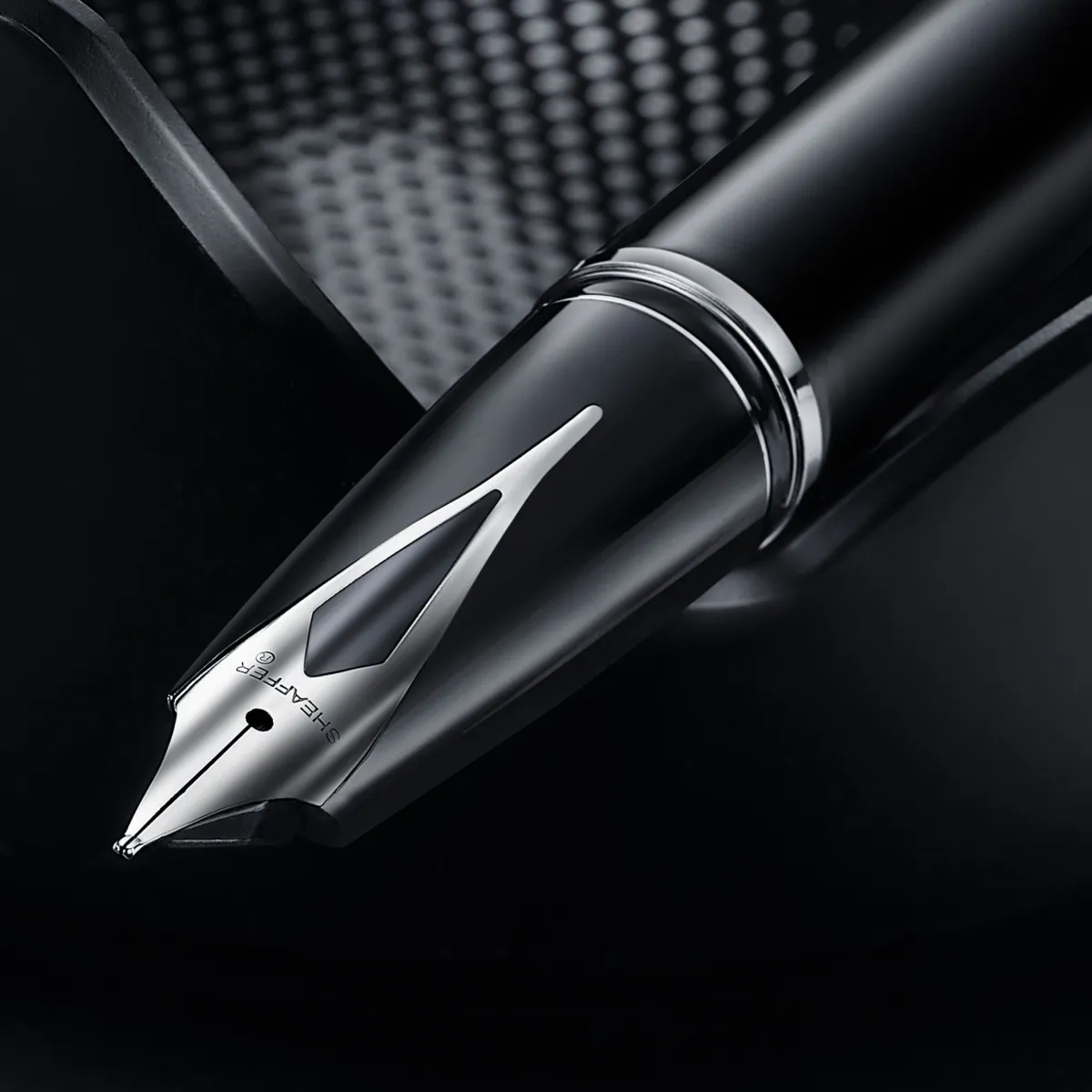 Stylo plume Sheaffer Legacy 9064 – Noir finition chromée - Plume fine