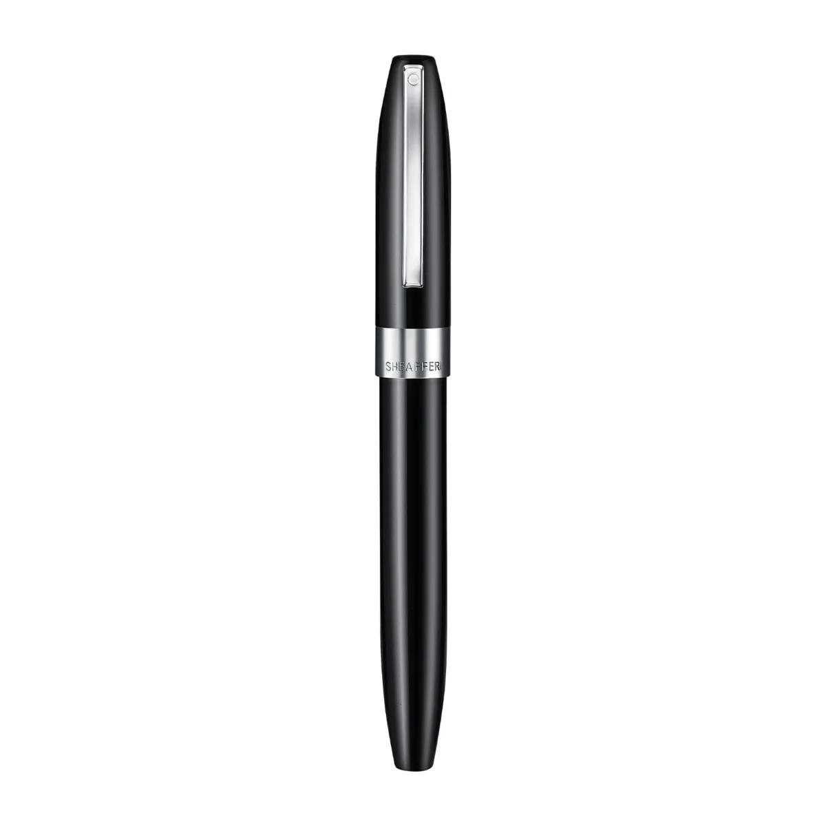 Stylo plume M Sheaffer - Legacy 9064 - Noir finition chromée - Fermé